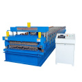 double layer metal roof use corrugated trapezoidal roofing  forming machine